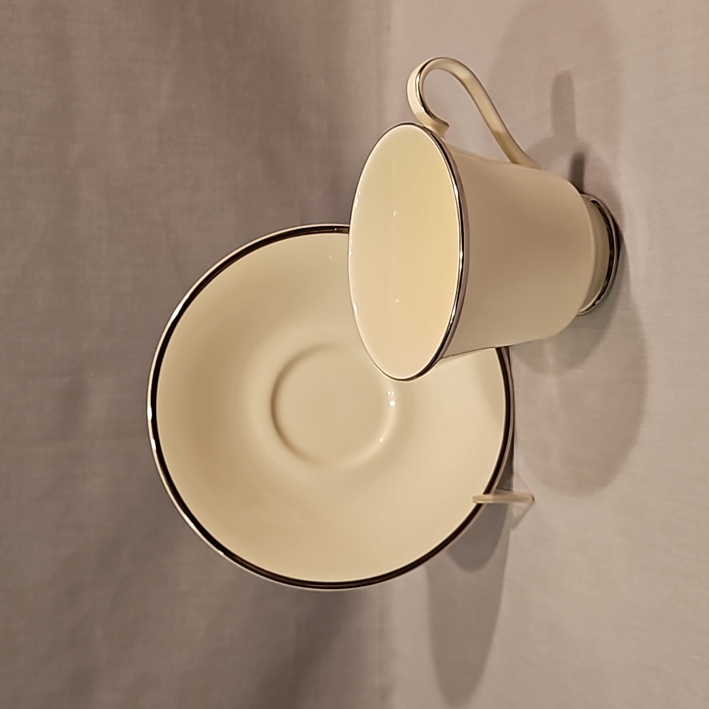 NEW Royal Doulton Carolyn H. 5090 Footed Cup & Saucer